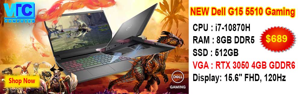 Dell G15 5510 Gaming (New)